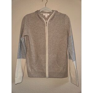 C.Cashmere Women’s Color Block Long Sleeve Hoodie Size Medium